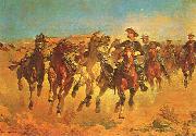 Frederick Remington Dismounted USA oil painting reproduction